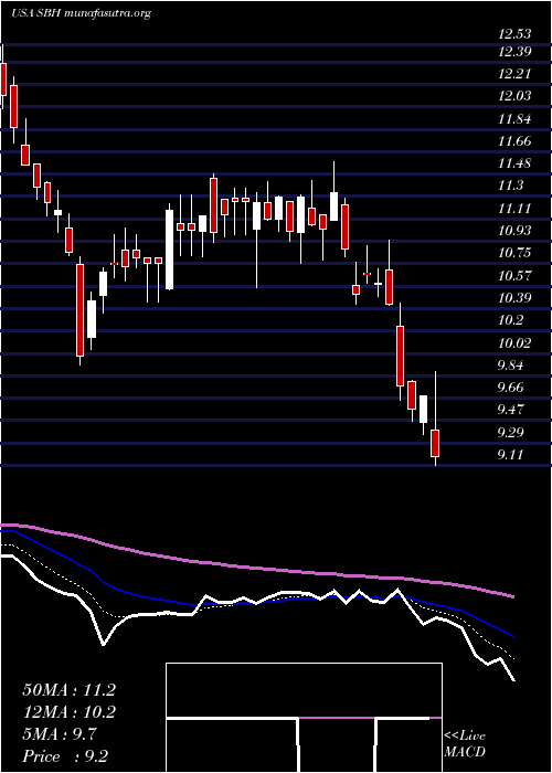  Daily chart SallyBeauty