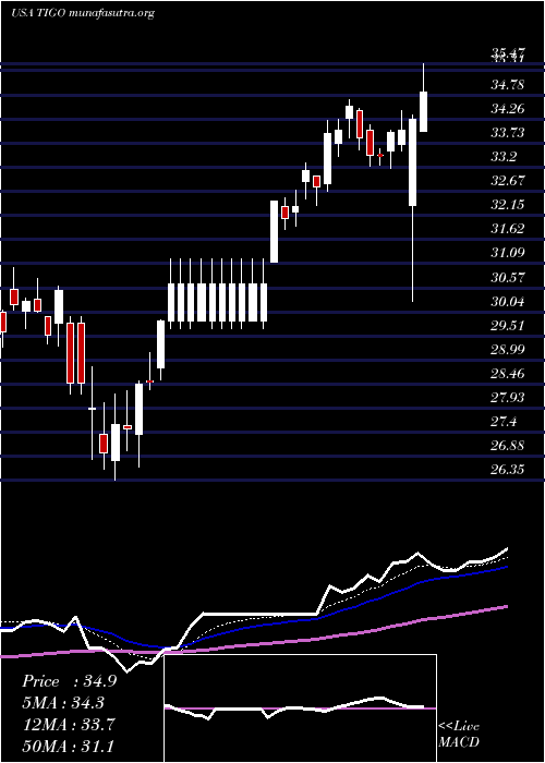  Daily chart MillicomInternational