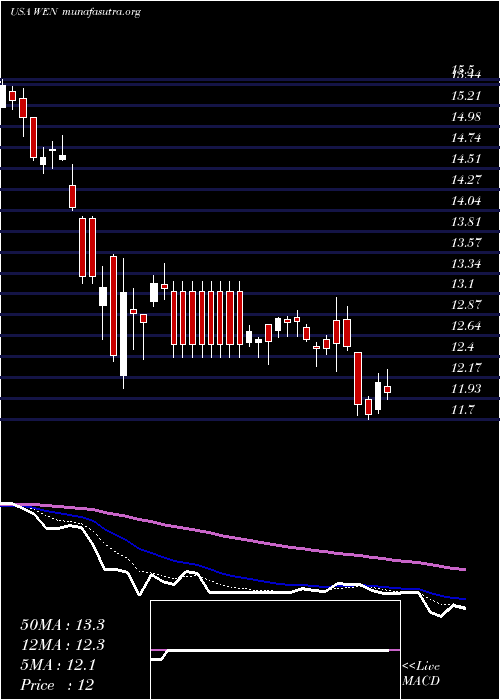  Daily chart WendyS